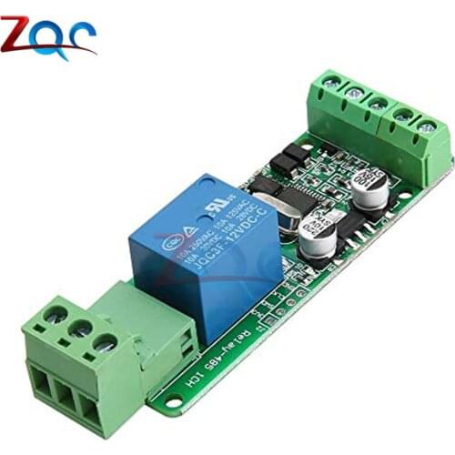 Modbus-Rtu 1 Channel 12V Relay Module Switch Input / Output RS485 / TTL Communication interface relay 1 relay indicator Board