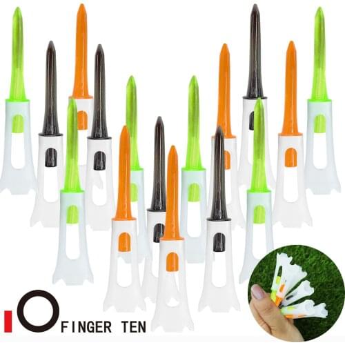 New Color Unbreakable Golf Tees Plastic for Driver Set 83mm Training Long Tee Outdoor Sport Black Red Green Mixed Drop Shipping