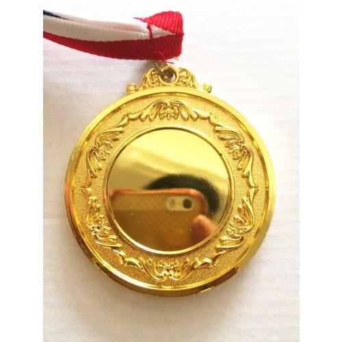General style school sports medal printing mark pattern gold silver bronze three color available