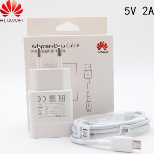 Original Huawei 5V2A charger EU Fast Charge power adapter usb micro cable for p9 8 lite honor 8x 7x y6 y7 y9 2019 p smart z 2019