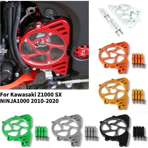 For KAWASAKI Z1000 2010-2020 Motorcycle Front Sprocket Chain Guard Cover Protector Engine Protector 2018 2019 Z 1000 Accessories