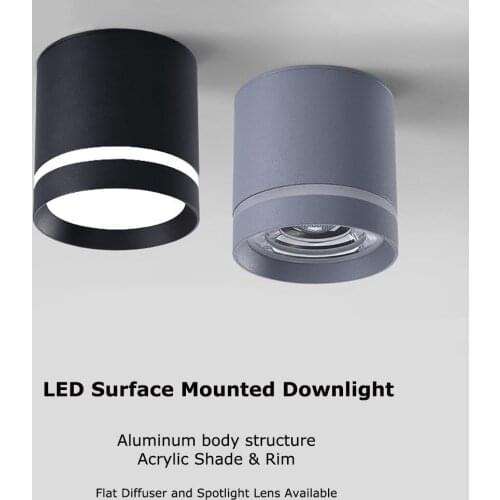 Surface Mounted Ceiling Lamp Led Spotlight Multi-color Downlight Power 7W 10W 12W