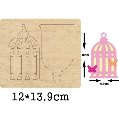 Bird cage cutting dies 2020 new Scrapbooking die cut &wooden dies for cut Cloth,Felt,Leather,Foam,Glitter