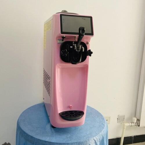 Commercial Ice Cream Machine Fully Automatic Soft Ice Cream Maker Stainless Steel Ice Cream Production Machine