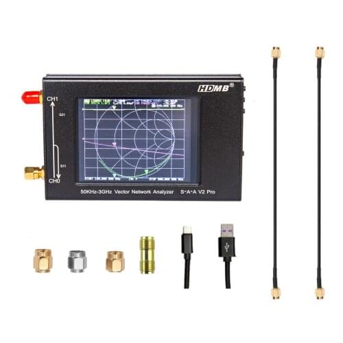 LUSYA 3.2 inch IPS LCD SAA2 NanoVNA V2 Pro 3G Vector Network Analyzer 50KHz-3GHz H4-008