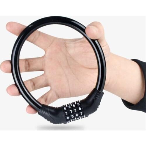 Bike Lock Bicycle password Steel Cable wire Lock chain mtb safety security Bike Cycling color safe Lock pad combination