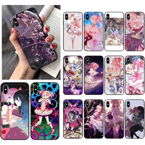 ZXUAN Cartoon Anime Puella Magi Madoka Magica Phone Case For iPhone 12 Mini 11 Pro XS Max X XR 7 8 Plus
