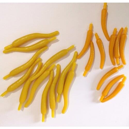 15pcs 48/73mm Calla Artificial Flower Stamens For Crafting Silk Flower Fake Lily Flowers Home Decoration Party Wedding Bouquet