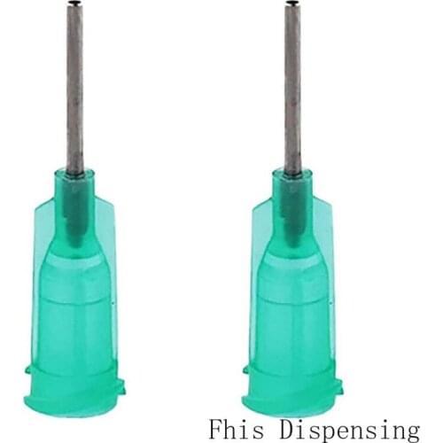 18G 1/2 Inch W/ISO Standard Precision Passivated S.S Dispense Tip with PP Safetylok Hub Glue Dispensing Needle Tips Pack of 1000