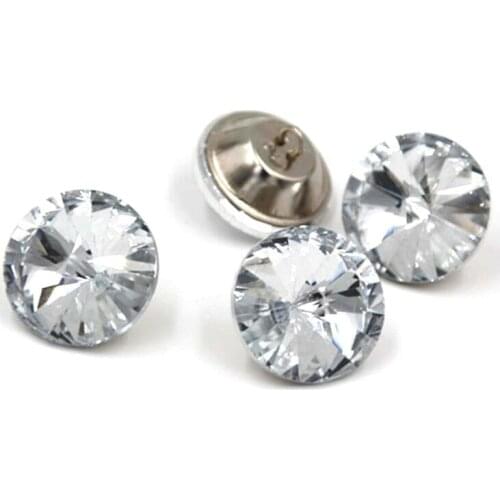 2018 Real Buttons 20pcs 30mm Shiny Pattern Crystal Sofa Screw Nail Button Decor Headboard Wall Upholstery Furniture Accessories