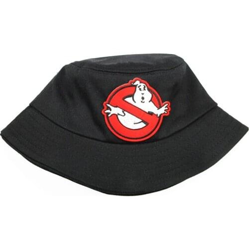 2021 Fat Ghost Embroidery Cotton Bucket Hat Fisherman Hat Outdoor Travel Hat Sun Cap Hats for Men and Women 55