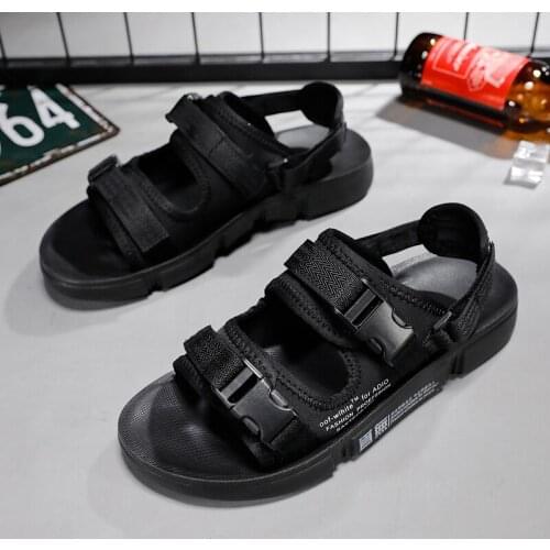 2021 parent-child style beach sports sandals, canvas shoes, casual mens shoes, waterproof and breathable sandals