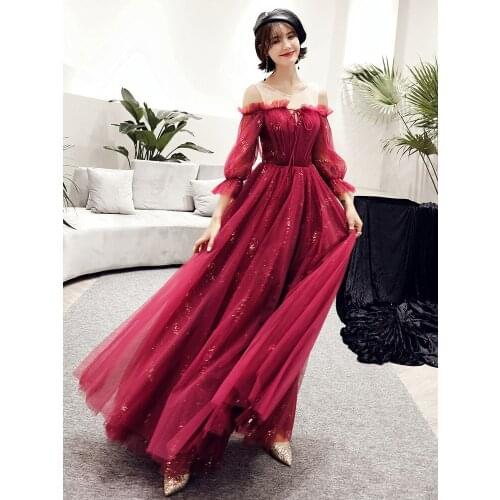 2021 Mesh Long Sleeve Long Party Dress New Slim Hish Waist Fairy Dream Sexy Club Red Dress Female Lace Up Drawstring Banquet