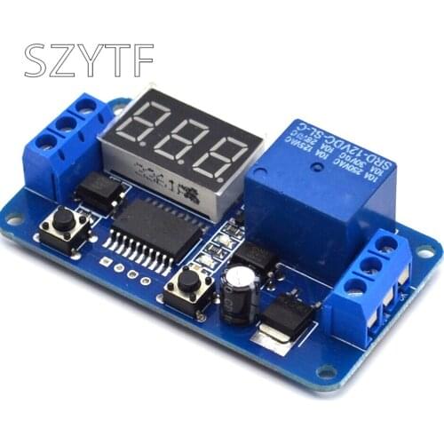 5V/12V/24V External Trigger -Delay relay module time adjustable with LED digital display