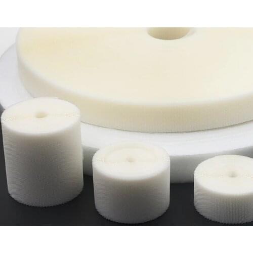 50yards Soft Velcros Tape Loops and Hooks Fastener Tape Safe Baby DIY Supplies Fastener Magic Tape for Sewing-on Accessories