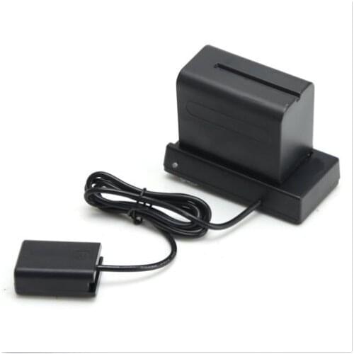 NP-F970 to NP-FW50 Battery Power Adapter Hot Shoe Plate for Sony A7 R II A6000 NEX