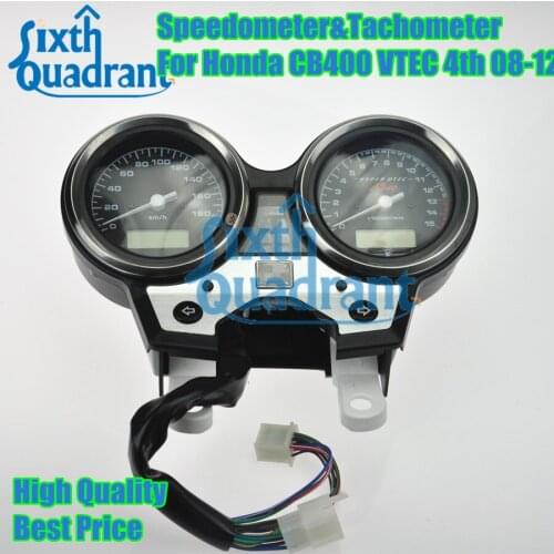 Free Shipping Speedometer Odometer Tachometer Instrument Assembly For Honda CB400 VTEC IV 4th 2008 2009 2010 2011 2012 08 09 12