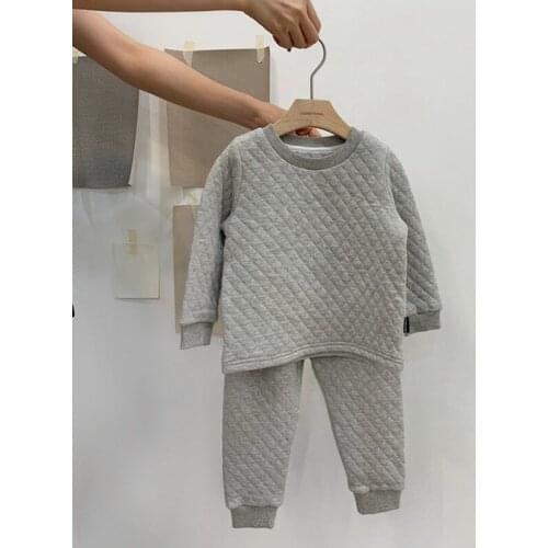 1 2 3 4 5 6 Years Toddler Boys Pajamas Sets Autumn Winter Thicken Long Sleeves Pants Sleepwear 2pcs Baby Child Nightclothes 2019