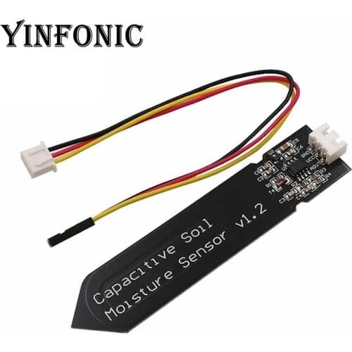 Capacitive soil moisture sensor not easy to corrode wide voltage 3.3~5.5V Corrosion Resistant for arduino