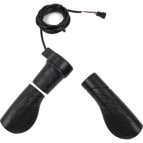 FT76X Left Side Half Twist Throttle Ebike Twist Throttle for Electric Bike Throttle Electric Bicycle Parts