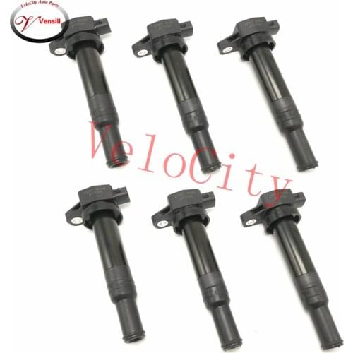 6 PCS Ignition Coil Part No# 27301-3E400 273013E400 For Magentis Hyundai Santa Fe 07-09 Optima Rondo 07-10