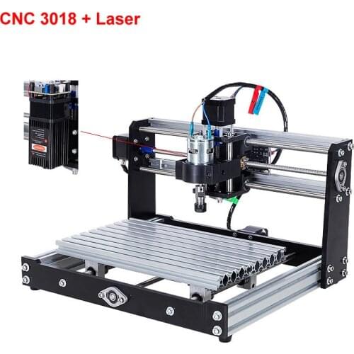 Mini CNC 3018 Pro Laser Engraving Machine 2500MW 5.5W 10W 15W CNC Wood Router Milling Machine 3 Axis GRBL Control Laser DIY Kit