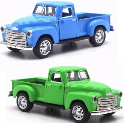 1:32 Scale Kids Alloy Pull Back Car Toy High Simulation Pickup Trucks Diecast Vehicles Miniature Car Model Toys Boy Gift NTY0106