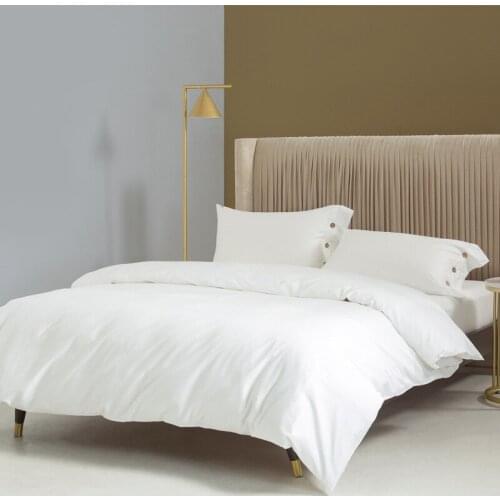 Svilelg Beding sheet set Pure Cotton Simple Solid Color 60 Pieces Satin Long-Staple Cotton three/Four-Piece Cotton Quilt Cover