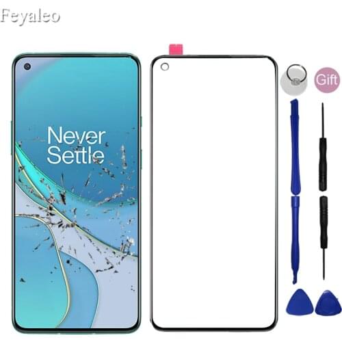 Front Panel For Oneplus 5 5T 6 6T 7T 8T Touch Screen Sensor For OnePlus 5 6 5T 6T 7T 8T LCD Display Digitizer Replacement