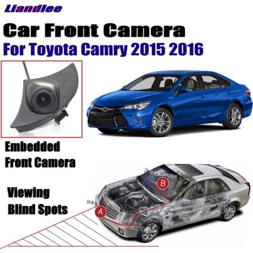 Car Front View Camera For Toyota Camry 2015 2016 Not Rear View Backup Parking Camera HD CCD Night Vision