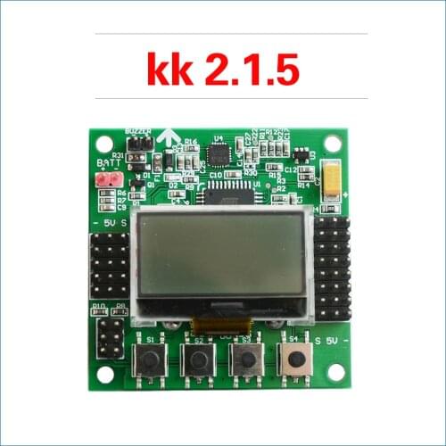 S ROBOT KK 2.1.5 LCD Multirotor Flight Control Board KK2.1.5 Newest V1.19Pro Quadcopter KK2 6050MPU 644PA Free Shipping EC22
