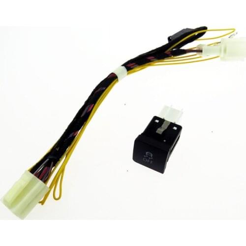 SCJYRXS Traction Control ESP Switch & Cable Harness Adapter 1KD927117 for VW Golf Jetta MK6 2008-2013