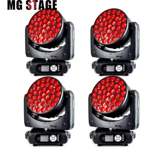37x15W zoom wish moving head light DMX512 With Circle Control RGBW 4in1 LED DJ Disco Bar KTV Stage Professional Equipment