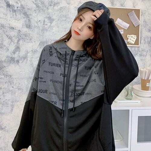 Hooded Top Womens 2021 Spring And Autumn Fashion Loose Casual Large Size Coat Women