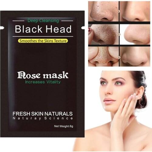 1/5/10PCS Blackhead Remover Stickers Deep Cleansing Black Mud Nose Strip Mask Acne Pore Treatment Sticker Summer Skin Care TSLM1