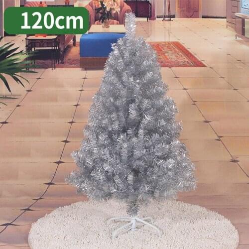 120cm Christmas tree silver artificial Christmas tree Christmas decorations for home Christmas ornaments