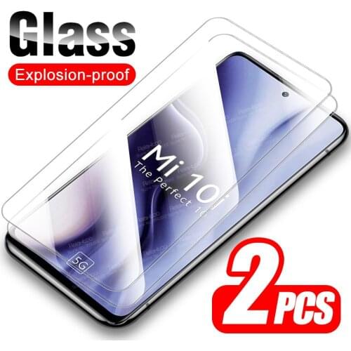 2pcs Protective Tempered Glass For Xiaomi Mi 10i Glass on Kisomi Xiomi Xaomi Mi10i 10 i Screen Protector Safety Phone Cover Film