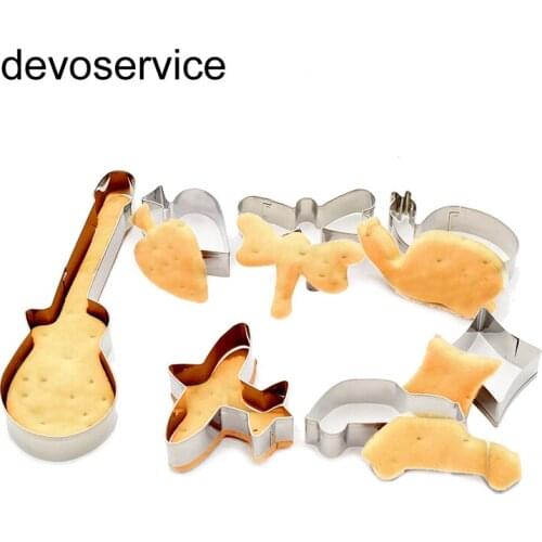 7PCS/Set Baking Cookie Mould&Cutter-A Variety Of Shapes Stainless Steel Cookies Molds -Kitchen&Backing Tools For Cake&Cookies