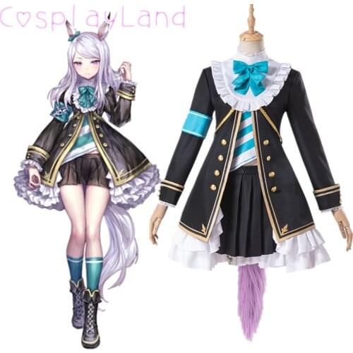 Anime! Umamusume:Pretty Derby Mejiro McQueen Cosplay Costume Suit Lovely Uniform Halloween Party Outfit For Women Lolita Dress