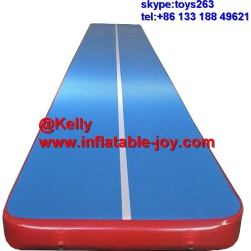 Free air shipping inflatable air track gymnastics, cheap inflatable air track for sale, inflatable air tumble track tumbling mat