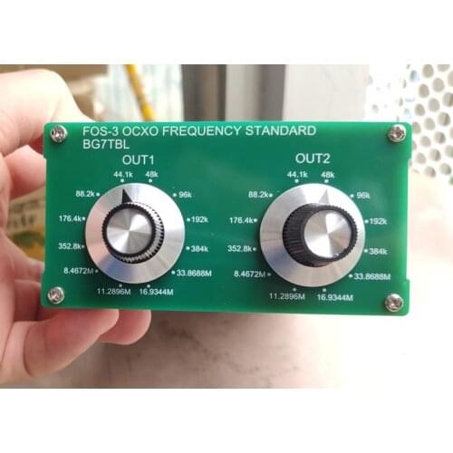 By BG7TBL FOS-3 OCXO Frequency Standard 2CH Word Clock,,support extern rb clock input Reference for audio equipment Speaker
