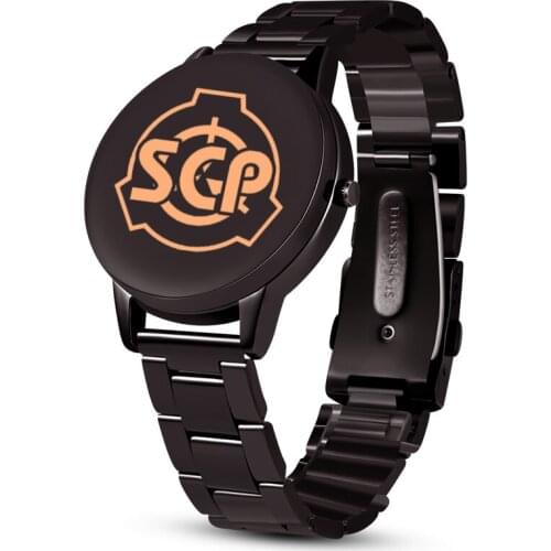 SCP Foundation Metal Quartz Watch The Right Hand Level 5 Children Students Birthday Gift Anime Watch Bracelet Men Women