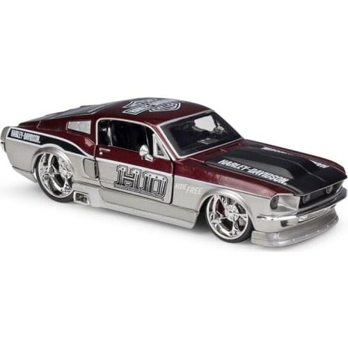 Maisto 1/24 1967 Ford Mustang GT Metal Alloy Diecast Model Cars Toys