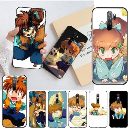 USAKPGRT Inuyasha Shippo Soft Rubber Phone Cover for Redmi Note 9 8 8T 8A 7 6 6A Go Pro Max Redmi 9 K20 K30 Pro
