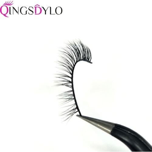 1ps Lower Lashes Extension 7-8mm Natural Length 3D Mink Bottom Eyelashes Premium Cruelty-Free False Lashes for Makeup