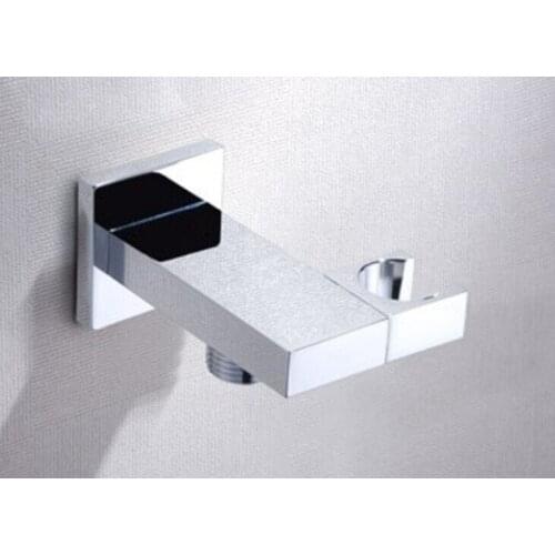Brass chrome wall mounted hand shower bracket shower head holder shower fittings SH087