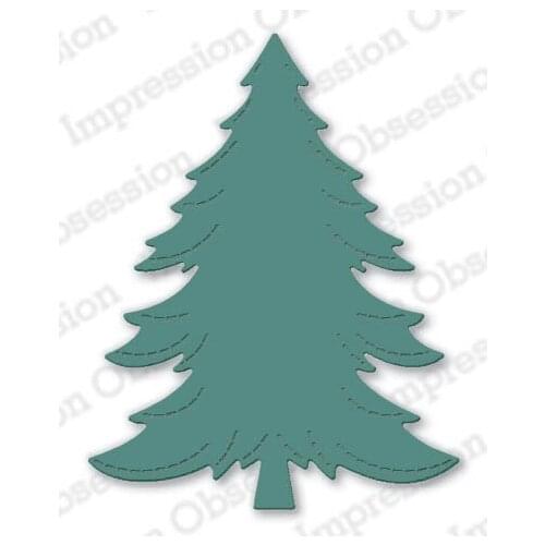 New Christmas tree METAL CUTTING DIES Stencil Scrapbooking Photo Album Card Paper Embossing Craft DIY