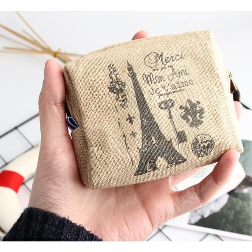 New Mini Coin Purse Women Man Vintage Classic Canvas Zip Wallet Small Bag Case Pouch Holder Retro Money Bags Gift