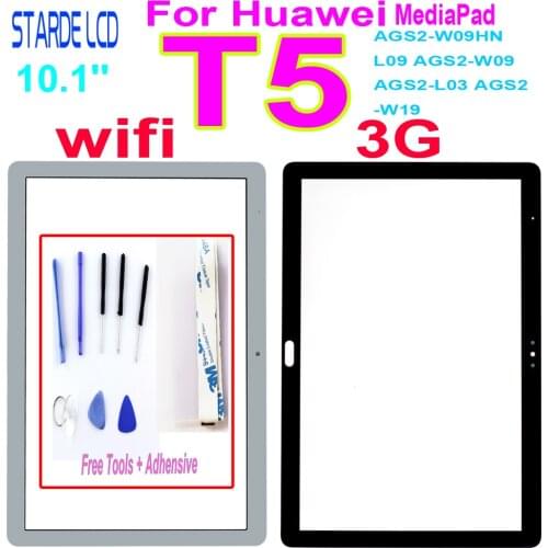 New For Huawei MediaPad T5 Touch Screen Front Glass Outer Glass Lens Panel Replacement AGS2-W09HN L09 AGS2-W09 AGS2-L03 AGS2-W19
