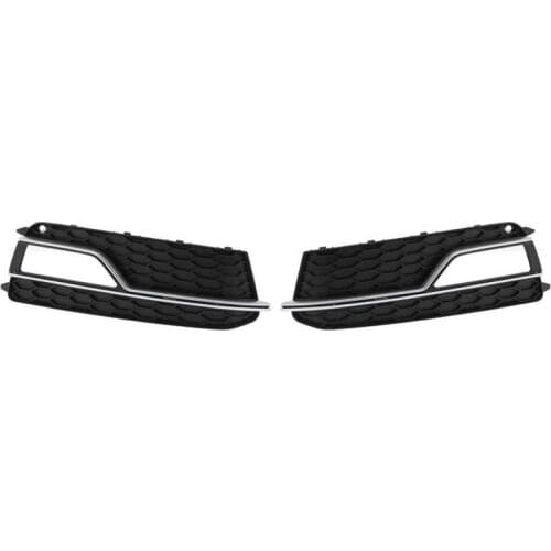 Front Bumper Grille bumper grille Front Bumper Lower Grille 8T0 807 681 M/P Black Chromeplate Fit for S5 2013-2016